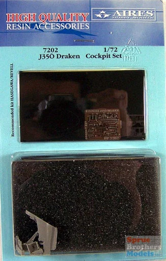 ARS7202 1:72 Aires J35O Draken Cockpit Set (HAS/REV kit) #7202