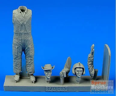 ARSAB320085 1:32 AeroBonus US Army Helicopter Pilot Figure Vietnam War 1960-75