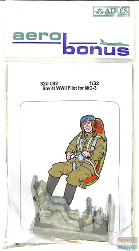 ARSAB320092 1:32 AeroBonus Soviet WW2 Pilot for MiG-3