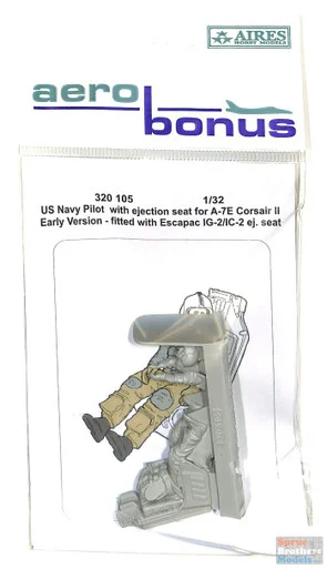 ARSAB320105 1:32 AeroBonus A-7E Corsair II US Navy Pilot with Ejection Seat (Early)
