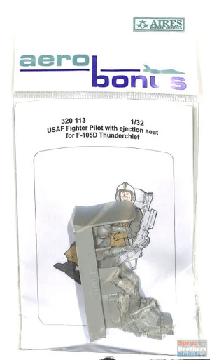 ARSAB320113 1:32 AeroBonus F-105D Thunderchief USAF Fighter Pilot with Ejection Seat