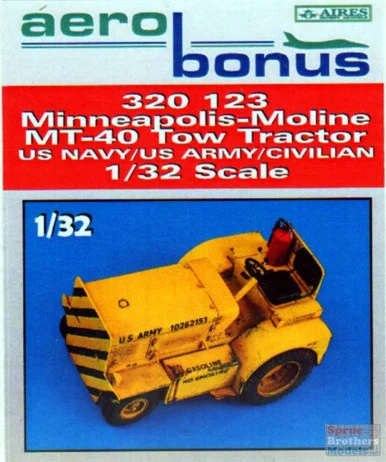 ARSAB320123 1:32 AeroBonus Minneapolis-Moline MT-40 Tow Tractor US Navy/US Army/Civilian