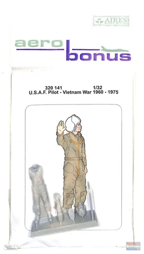 ARSAB320141 1:32 AeroBonus USAF Pilot Figure Vietnam War 1960-1975