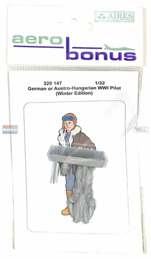 ARSAB320147 1:32 AeroBonus German or Austro-Hungarian WWI Pilot Figure (Winter)