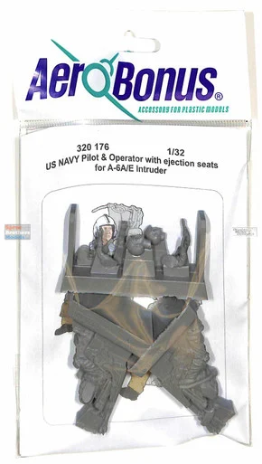 ARSAB320176 1:32 AeroBonus A-6A A-6E Intruder US Navy Pilot & Operator Figures