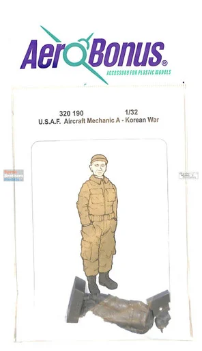 ARSAB320190 1:32 AeroBonus USAF Mechanic A Figure Korean War