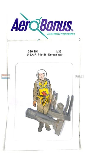 ARSAB320191 1:32 AeroBonus USAF Pilot B Figure Korean War
