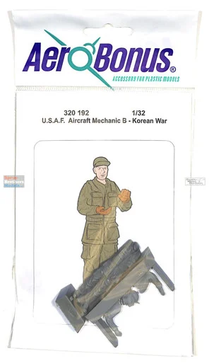 ARSAB320192 1:32 AeroBonus USAF Aircraft Mechanic B Figure Korean War
