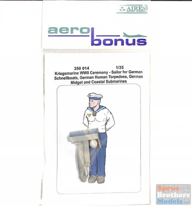 ARSAB350014 1:35 AeroBonus WW2 Kriegsmarine Ceremony Sailor Figure #4