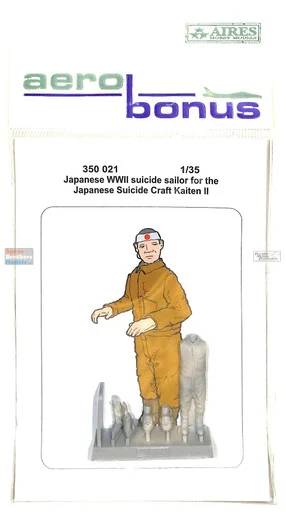 ARSAB350021 1:35 AeroBonus WW2 Japanese Suicide Sailor Figure for Kaiten II