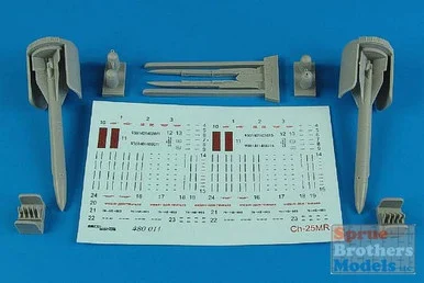 ARSAB480011 1:48 AeroBonus Ch-25MR (AS-10 Karen) Air to Ground Missile Set #480011