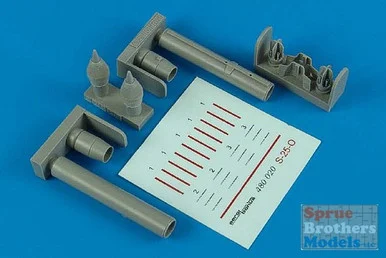 ARSAB480020 1:48 AeroBonus S-25-O Air To Ground Rocket Set #480020