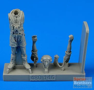 ARSAB480146 1:48 AeroBonus Royal Australian Air Force Pilot Figure WW2