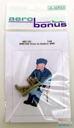 ARSAB480151 1:48 AeroBonus WW2 RAF Driver for Bedford MWD Figure