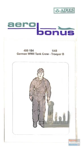 ARSAB480184 1:48 AeroBonus German WW2 Tank Crew - Trooper B (1 figure)