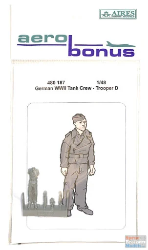 ARSAB480187 1:48 AeroBonus German WW2 Tank Crew - Trooper D (1 figure)