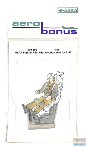 ARSAB480198 1:48 AeroBonus F-5E Tiger II USAF Fighter Pilot with Ejection Seat