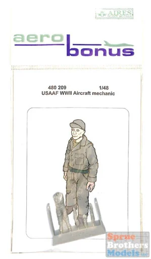 ARSAB480209 1:48 AeroBonus USAAF WW2 Aircraft Mechanic Figure #2