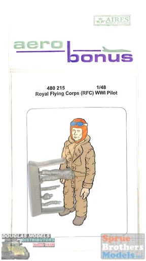 ARSAB480215 1:48 AeroBonus Royal Flying Corps (RFC) WW1 Pilot Figure