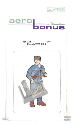 ARSAB480223 1:48 AeroBonus French WWI Pilot Figure #3