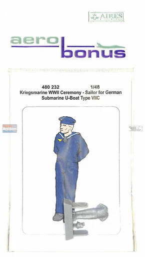 ARSAB480232 1:48 AeroBonus Kriegsmarine WW2 Ceremony - Sailor Figure for U-Boat Type VIIC
