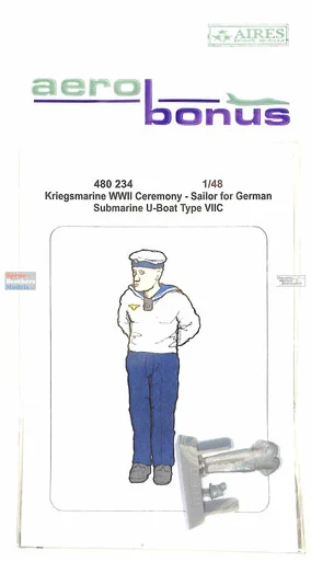 ARSAB480234 1:48 AeroBonus Kriegsmarine WW2 Ceremony - Sailor Figure for U-Boat Type VIIC