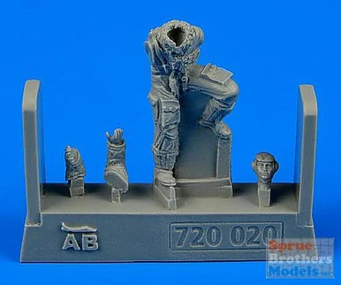 ARSAB720020 1:72 AeroBonus German Bf 109 Late Pilot Figure WW2