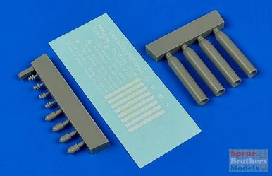 ARSAB720023 1:72 AeroBonus Compressed Gas Bottles - Oxygen
