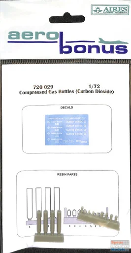 ARSAB720029 1:72 AeroBonus Compressed Gas Bottles (Carbon Dioxide)