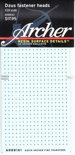 ART88161 1:24 Archer - Dzus Fastener Heads