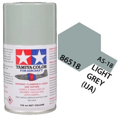 Tamiya 86518 AS-18 Light Gray Aircraft Spray 100ml