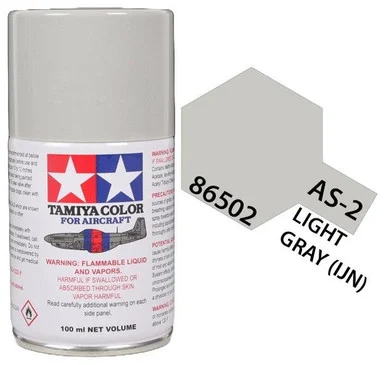 Tamiya 86502 AS-2 Light Gray Aircraft Spray 100ml
