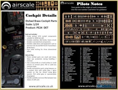 ASCPE24DET 1:24 Airscale Cockpit Details