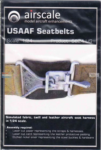 ASCSB24US 1:24 Airscale USAAF Seatbelts