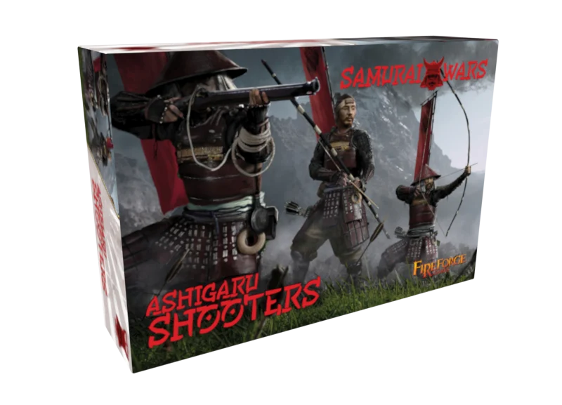 Ashigaru Shooters, 28mm Model Figures - Fireforge Games