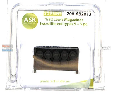 ASKA32013 1:32 ASK/Art Scale Lewis Magazines 2 Types (10 pcs) - ArtScale