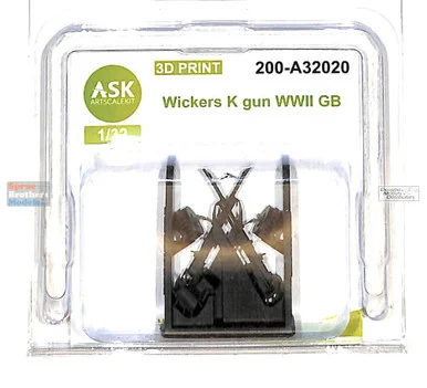 ASKA32020 1:32 ASK/Art Scale Wickers K Gun WW2 GB - ArtScale