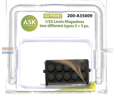 ASKA35009 1:35 ASK/Art Scale Lewis Magazines (5 each of 2 Types) - ArtScale