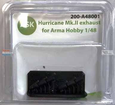 ASKA48001 1:48 ASK/Art Scale Hurricane Mk.II Exhaust (ARM kit) - ArtScale