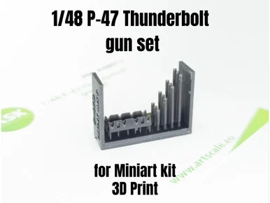 1/48 Art Scale P-47 Thunderbolt gun set