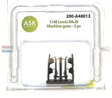 ASKA48013 1:48 ASK/Art Scale Lewis Mk.III Machine Guns (2pcs) - ArtScale