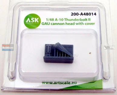 ASKA48014 1:48 ASK/Art Scale A-10 Thunderbolt II GAU Cannon Head with Cover (GWH kit)
