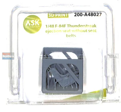 ASKA48027 1:48 ASK/Art Scale F-84F Thunderstreak Ejection Seat without Seatbelts