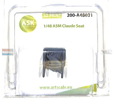 ASKA48031 1:48 ASK/Art Scale A5M Claude Seat with Starting Handle - ArtScale