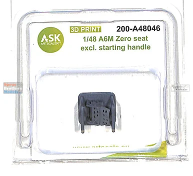 ASKA48046 1:48 ASK/Art Scale A6M Zero Early Seat without Starting Handle - ArtScale