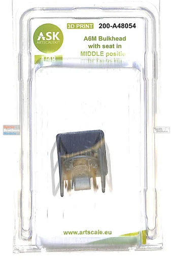 ASKA48054 1:48 ASK/Art Scale A6M Zero Bulkhead with Seat in Middle Position (TAM kit) - ArtScale