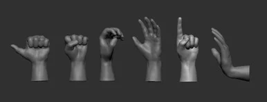 1/72 Art Scale Hands - Ruce