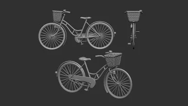 1/72 Art Scale Womens Bicycle classic Mask 3D print