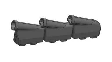1/72 Art Scale Hurricane Mk.I Exhausts round type 3Dprint for Arma Hobby