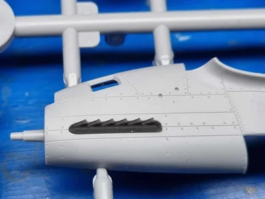 1/72 Art Scale P-51B/C Mustang - Exhausts detail set for Arma Hobby